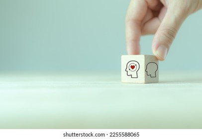 Empathy concept. The power of emotional intelligent, soft skill development. Empathy in the workplace, good leaders and managers to help company persevere through challenging time, favorable situation - Shutterstock ID 2255588065