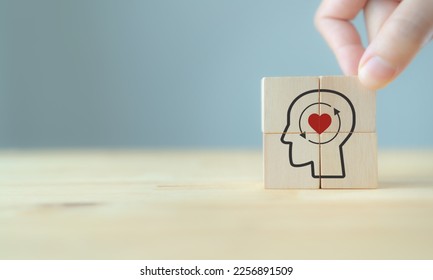 Empathy concept. The power of emotional intelligent, soft skill development. Empathy in the workplace, good leaders and managers to help company persevere through challenging time, favorable situation - Shutterstock ID 2256891509