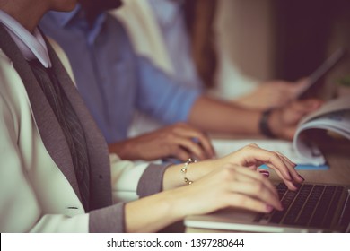 Employ young people, there is no mistake at all. Business people working in office. Close up. - Shutterstock ID 1397280644