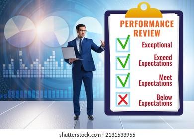 Employee Annual Performance Review Concept