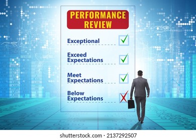 Employee Annual Performance Review Concept