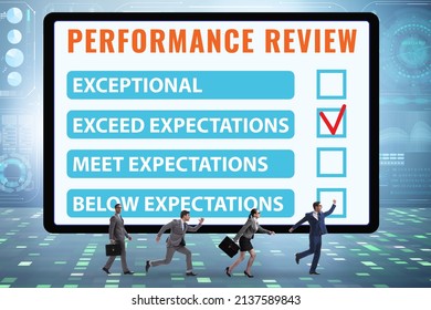 Employee Annual Performance Review Concept