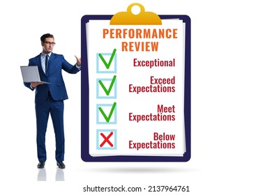 Employee Annual Performance Review Concept