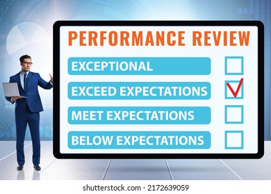 Employee Annual Performance Review Concept