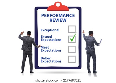 Employee Annual Performance Review Concept