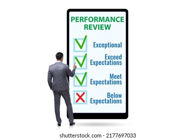 Employee Annual Performance Review Concept