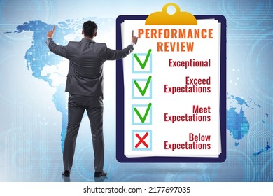 Employee Annual Performance Review Concept