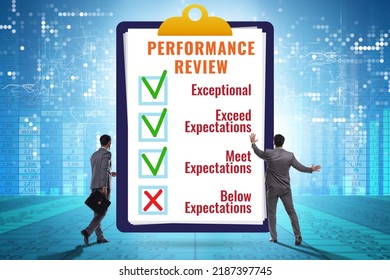 Employee Annual Performance Review Concept