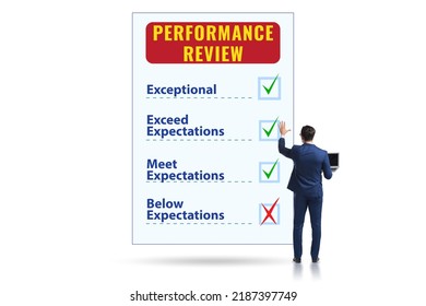 Employee Annual Performance Review Concept