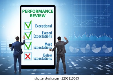 Employee Annual Performance Review Concept