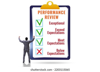 Employee Annual Performance Review Concept