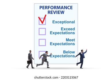 Employee Annual Performance Review Concept