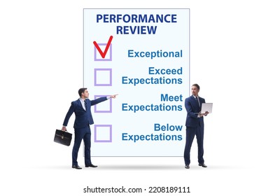 Employee Annual Performance Review Concept