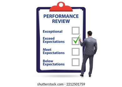 Employee Annual Performance Review Concept