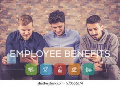 Employee Benefits Icon Concept