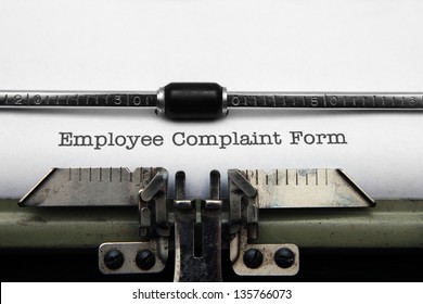 Employee Complaint Form