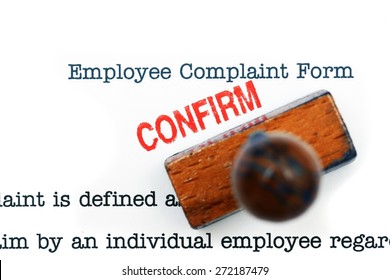 Employee Complaint Form - Confirm