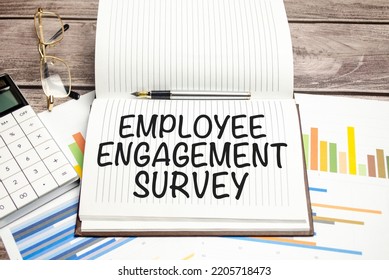 Employee Engagement Survey Words On Notepad Stock Photo 2205718473 ...