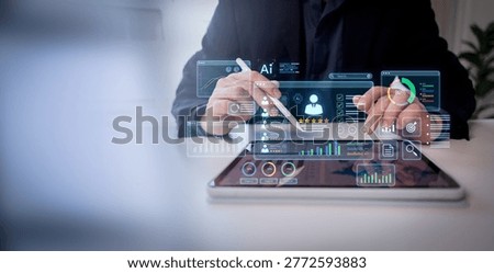 Employee evaluation dashboard, employee evaluation scoring system, data analytics to improve workforce strategy and decision making ai hr analytics and KPI performance management concept, 

