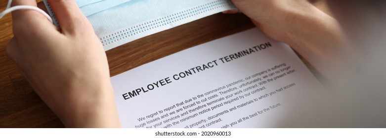 Employee Received Contract Termination Notice In Coronavirus Pandemic