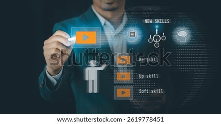 Employee reskill, upskill, and soft skill training, Digital transformation, Adoption of AI technology strategy, enhancing  business capabilities, adaptability, Layoff workforce retraining 
