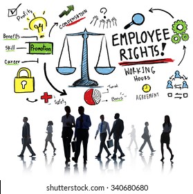 Employee Rights Employment Equality Job Business Commuter Concept