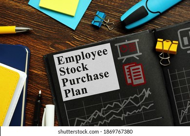 Employee Stock Purchase Plan ESPP Information In The Black Notepad.