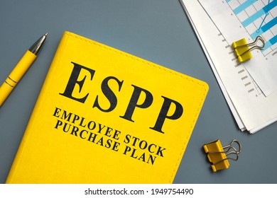 Employee Stock Purchase Plan ESPP And Papers With Charts And Pen.