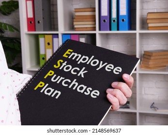 Employee Stock Purchase Plan ESPP Is Shown Using A Text