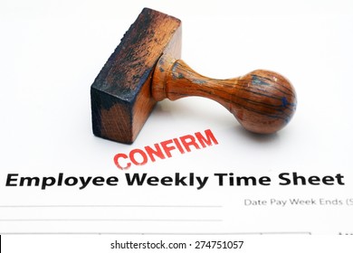 Employee Time Sheet - Confirm