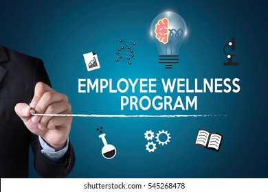 Employee Wellness Program And Managing  Health , Wellness Concept