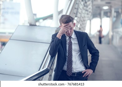 employees who sit in the corridor atmosphere. The fall in stress after being pressured boss's sales slump at risk of being laid off. Economic crisis causes job losses and unemployment. And random nois - Shutterstock ID 767681413