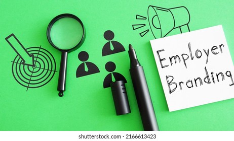Employer branding is shown using a text - Shutterstock ID 2166613423