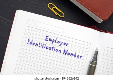  Employer Identification Number Sign On The Piece Of Paper.
