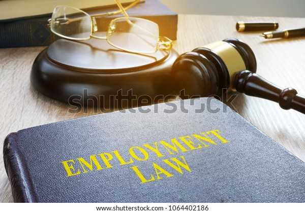 Employment law in a\
court. Labor code\
concept.