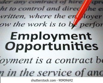 Employment Opportunities To Work (from Home)