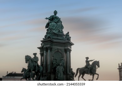 Empress Maria Theresa Monument At Maria Theresa Square By Kaspar Von Zumbusch, 1888 - Vienna, Austria