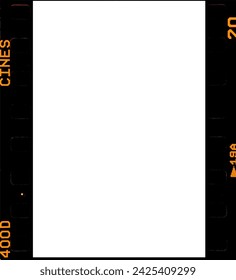 Empty 35 mm Frame Or Border