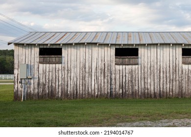 Empty Abandoned Horse Barn Stable 