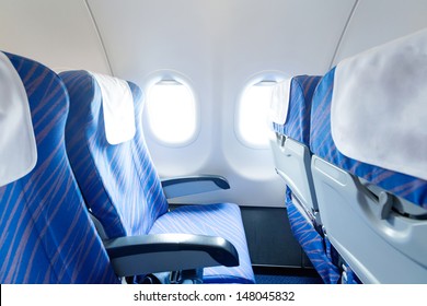 Empty Aircraft Seats And Windows