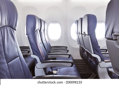 Empty Airplane Seats