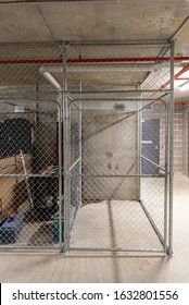 Empty Apartment Storage Cage For Security