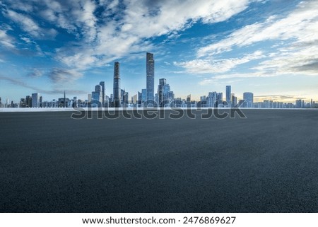 Similar – Image, Stock Photo empty asphalt road in green summer forest with trees and grass. perspective, bus stop in Latvia countryside