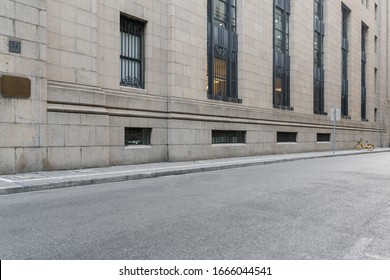 The empty asphalt roads and historical buildings on the Bund of Shanghai - Powered by Shutterstock