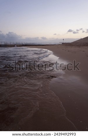 Empty Beach at Sunset, East Coast, Australia