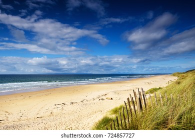 Empty beach at West Port, Kintyre Peninsula, Scotland