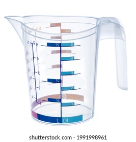 Empty Beaker Isolated On White Background Stock Photo 1991998961 ...