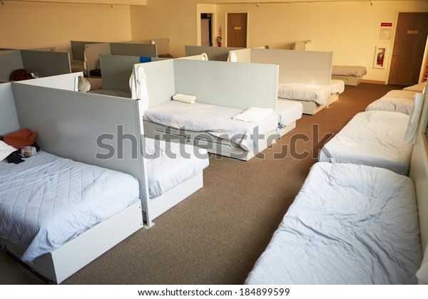 Empty Beds In Homeless\
Shelter