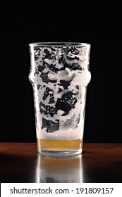 empty beer glass