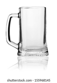 Empty Beer Mug Isolated On White Stock Photo 155968145 